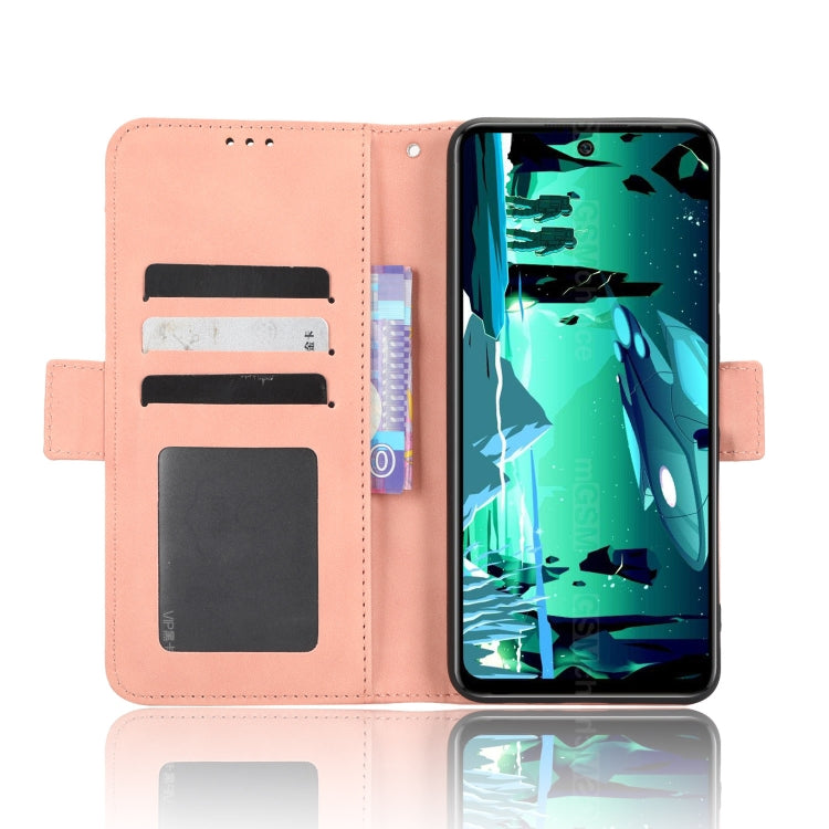 For Infinix Hot 20S X6827 Skin Feel Calf Texture Card Slots Leather Phone Case