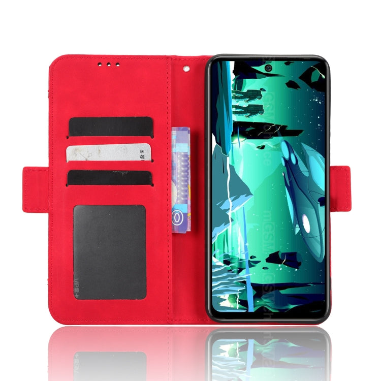 For Infinix Hot 20S X6827 Skin Feel Calf Texture Card Slots Leather Phone Case