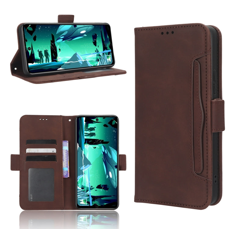 For Infinix Hot 20S X6827 Skin Feel Calf Texture Card Slots Leather Phone Case