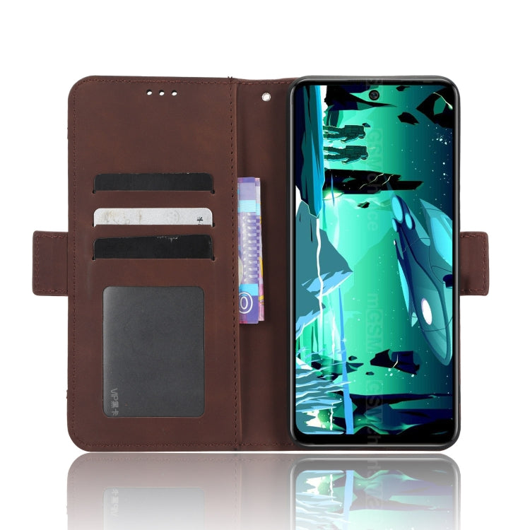 For Infinix Hot 20S X6827 Skin Feel Calf Texture Card Slots Leather Phone Case