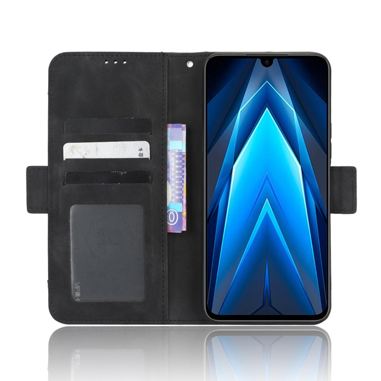 For Tecno Pova 4 Pro Skin Feel Calf Texture Card Slots Leather Phone Case