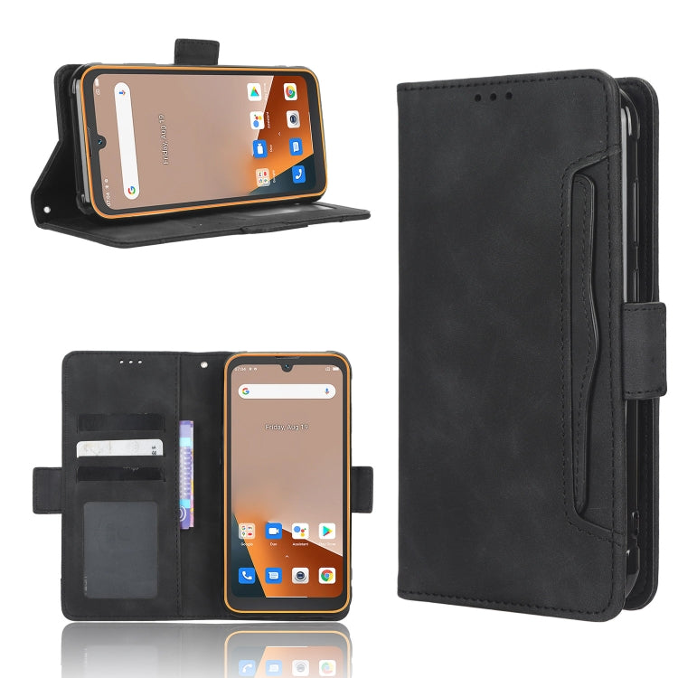 For Blackview BV5200 Skin Feel Calf Texture Card Slots Leather Phone Case