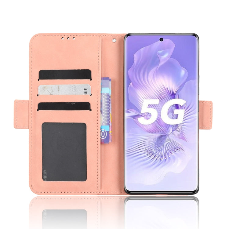 For Honor 80 5G Skin Feel Calf Texture Card Slots Leather Phone Case