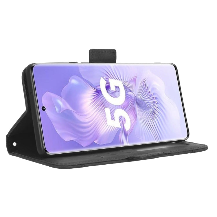 For Honor 80 5G Skin Feel Calf Texture Card Slots Leather Phone Case