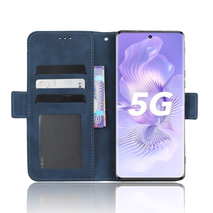 For Honor 80 5G Skin Feel Calf Texture Card Slots Leather Phone Case