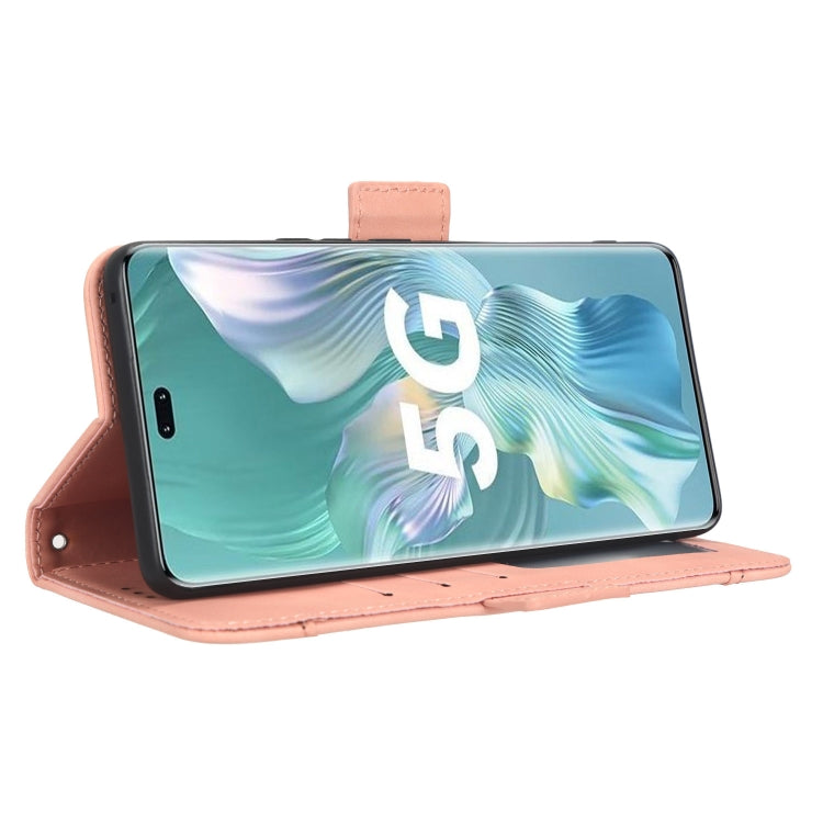 For Honor 80 Pro 5G Skin Feel Calf Texture Card Slots Leather Phone Case