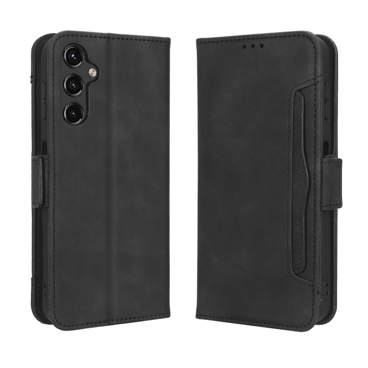 For Samsung Galaxy A14 5G Skin Feel Calf Texture Card Slots Leather Phone Case