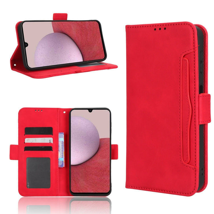 For Samsung Galaxy A14 5G Skin Feel Calf Texture Card Slots Leather Phone Case