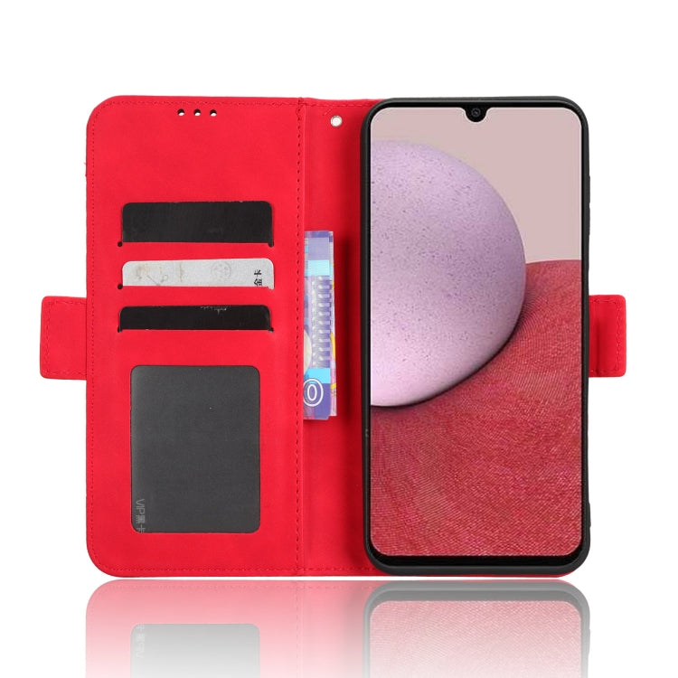 For Samsung Galaxy A14 5G Skin Feel Calf Texture Card Slots Leather Phone Case