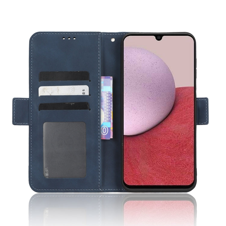 For Samsung Galaxy A14 5G Skin Feel Calf Texture Card Slots Leather Phone Case
