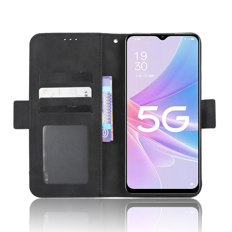 For OPPO A58 5G Skin Feel Calf Texture Card Slots Leather Phone Case
