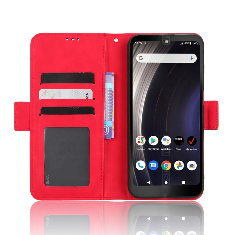 For Orbic JOY RC608L Skin Feel Calf Texture Card Slots Leather Phone Case