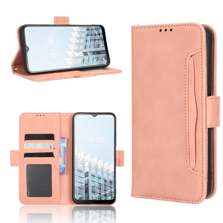 For Tecno Pop 6 Pro BE8 Skin Feel Calf Texture Card Slots Leather Phone Case
