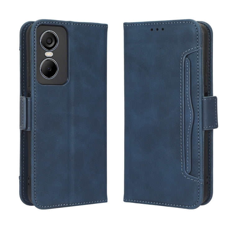 For Tecno Pop 6 Pro BE8 Skin Feel Calf Texture Card Slots Leather Phone Case