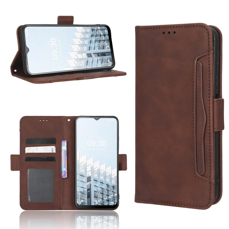 For Tecno Pop 6 Pro BE8 Skin Feel Calf Texture Card Slots Leather Phone Case