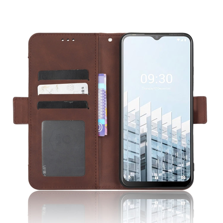 For Tecno Pop 6 Pro BE8 Skin Feel Calf Texture Card Slots Leather Phone Case