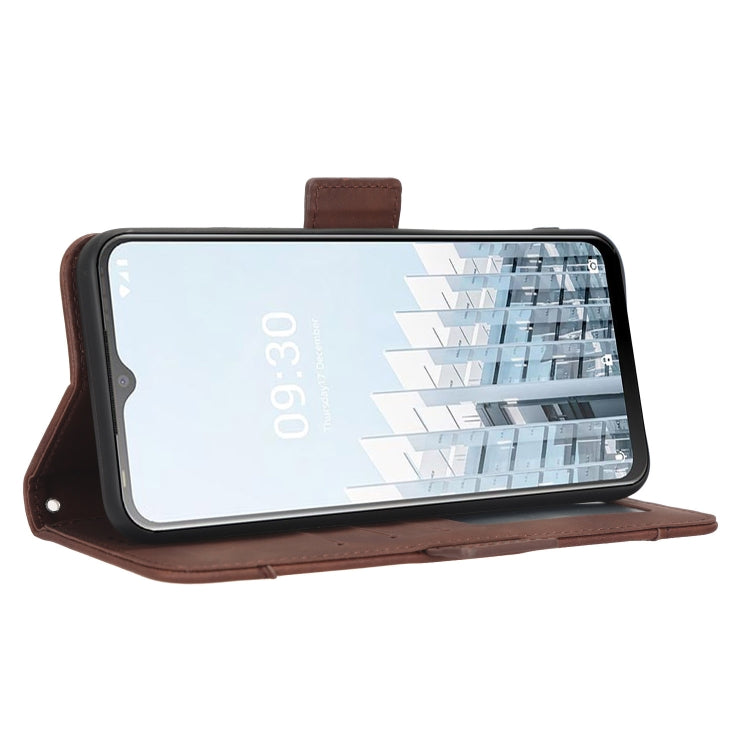 For Tecno Pop 6 Pro BE8 Skin Feel Calf Texture Card Slots Leather Phone Case