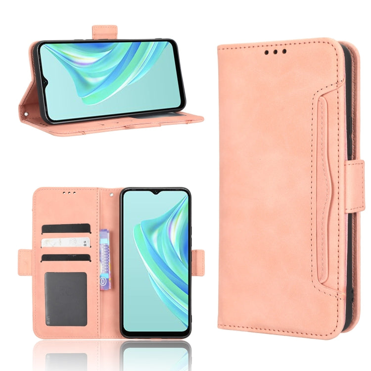 For Infinix Hot 20i Skin Feel Calf Texture Card Slots Leather Phone Case