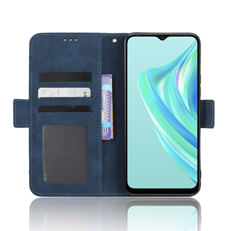 For Infinix Hot 20i Skin Feel Calf Texture Card Slots Leather Phone Case