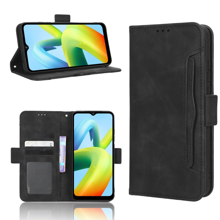 For Xiaomi Redmi A1+ Skin Feel Calf Texture Card Slots Leather Phone Case