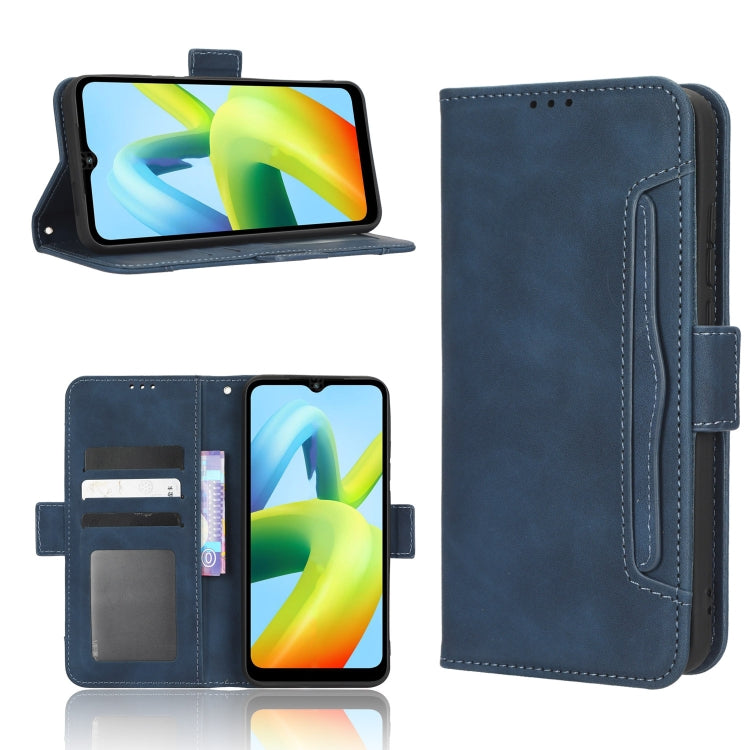 For Xiaomi Redmi A1+ Skin Feel Calf Texture Card Slots Leather Phone Case