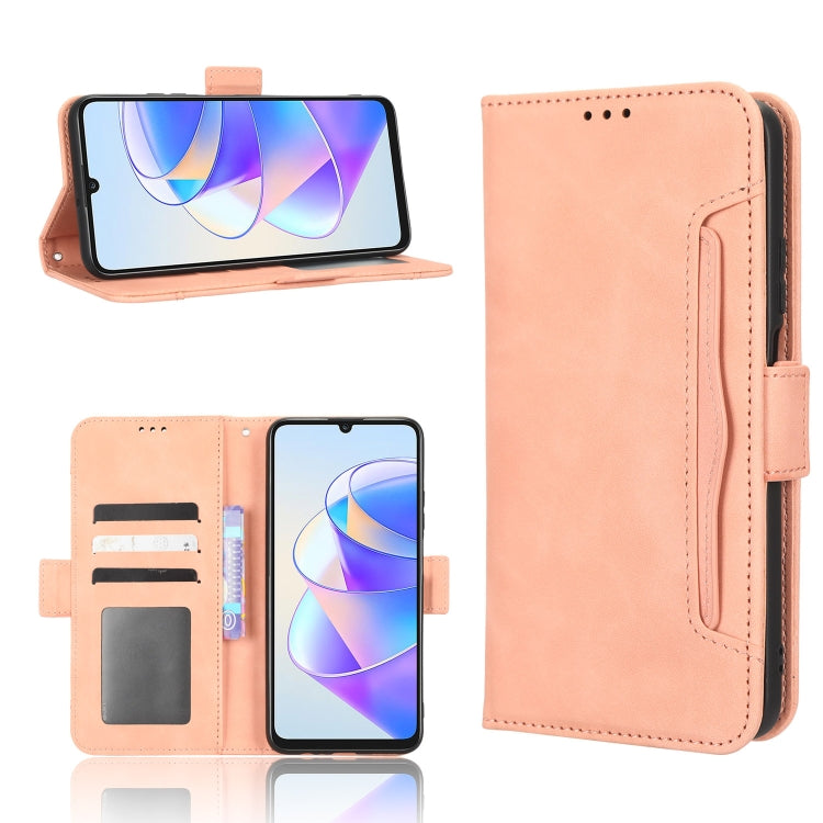 For Honor Play 40 Plus Skin Feel Calf Texture Card Slots Leather Phone Case