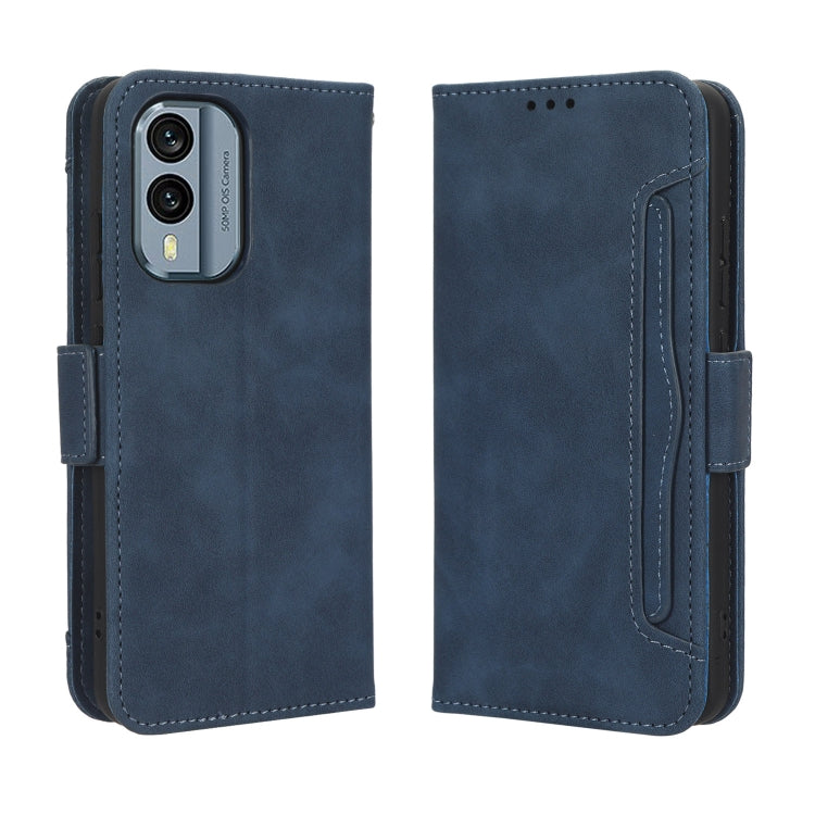 For Nokia X30 5G Skin Feel Calf Texture Card Slots Leather Phone Case