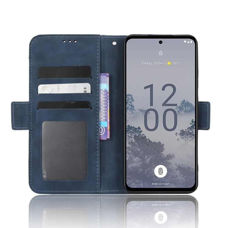 For Nokia X30 5G Skin Feel Calf Texture Card Slots Leather Phone Case