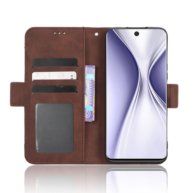 For Honor X20 SE / Huawei nova 10z Skin Feel Calf Texture Card Slots Leather Phone Case