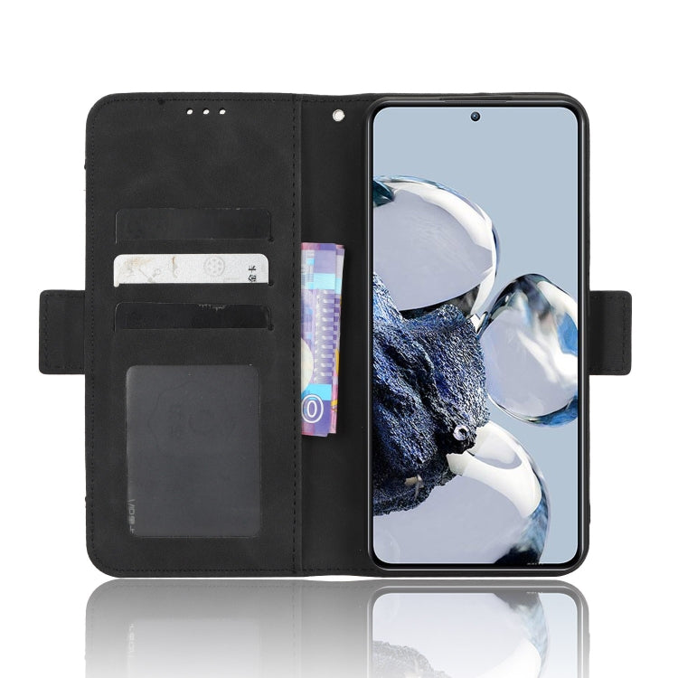 For Xiaomi 12T Pro Skin Feel Calf Texture Card Slots Leather Phone Case