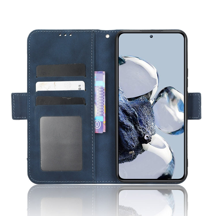 For Xiaomi 12T Pro Skin Feel Calf Texture Card Slots Leather Phone Case