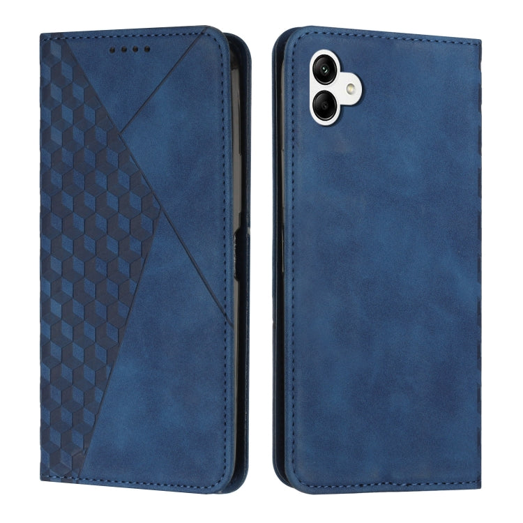 For Samsung Galaxy A04e Diamond Splicing Skin Feel Magnetic Leather Phone Case