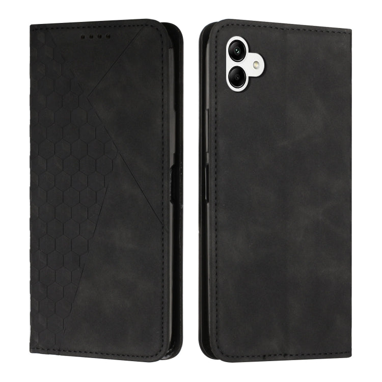 For Samsung Galaxy A04e Diamond Splicing Skin Feel Magnetic Leather Phone Case
