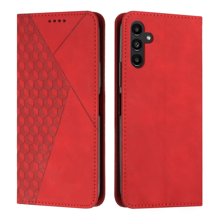 For Samsung Galaxy A34 5G Diamond Splicing Skin Feel Magnetic Leather Phone Case