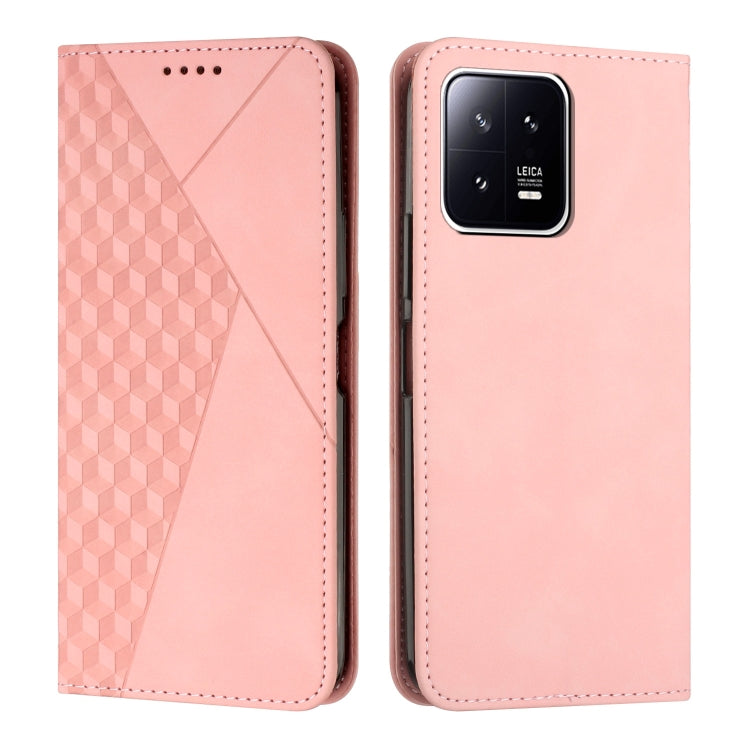 For Xiaomi 13 Pro Diamond Splicing Skin Feel Magnetic Leather Phone Case