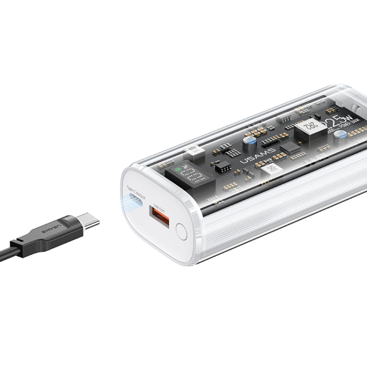 USAMS US-CD189 9000mAh PD20W+QC3.0 Dual Port Fast Charge Digital Display Power Bank