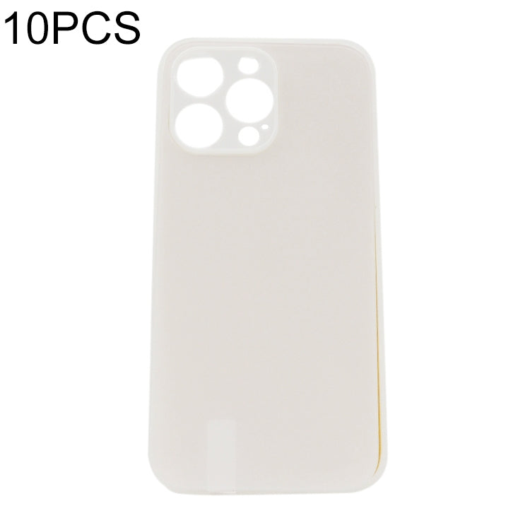 For iPhone 14 Pro Max 10pcs Thermal Transfer Glass Phone Case