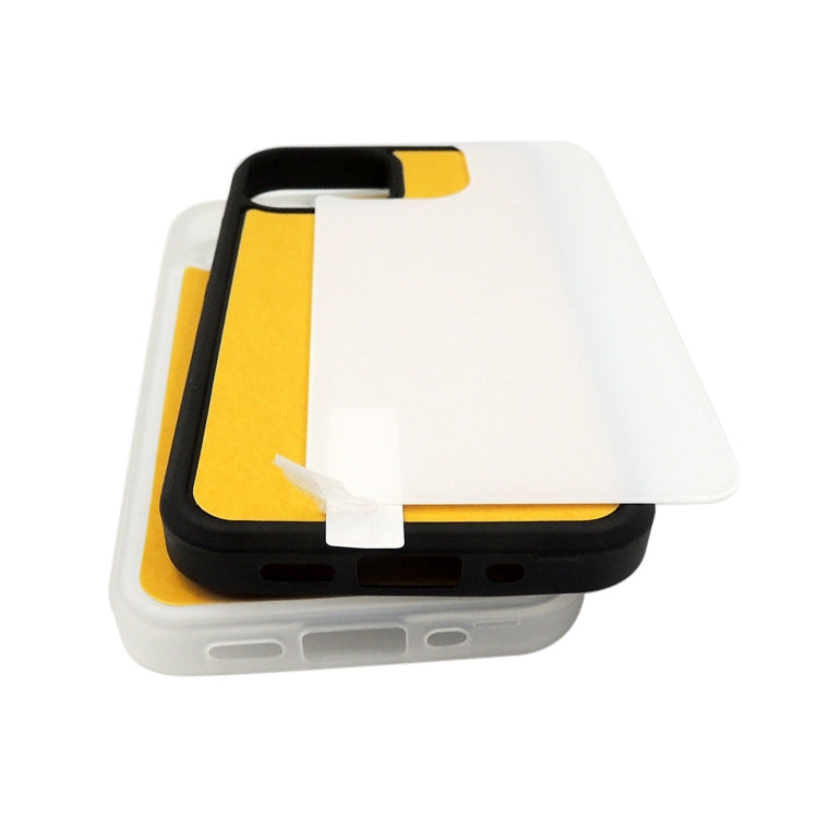 For iPhone 13 Pro Max 10pcs Thermal Transfer Glass Phone Case