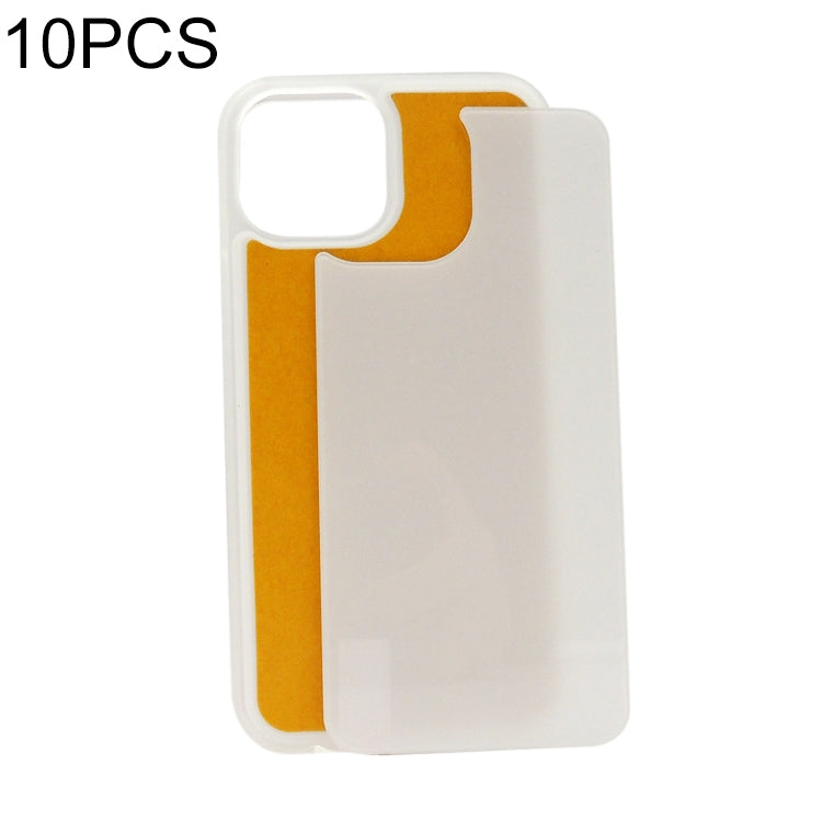 For iPhone 13 mini 10pcs Thermal Transfer Glass Phone Case