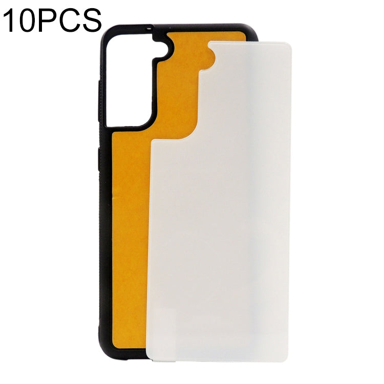 For Samsung Galaxy S21 5G 10pcs Thermal Transfer Glass Phone Case