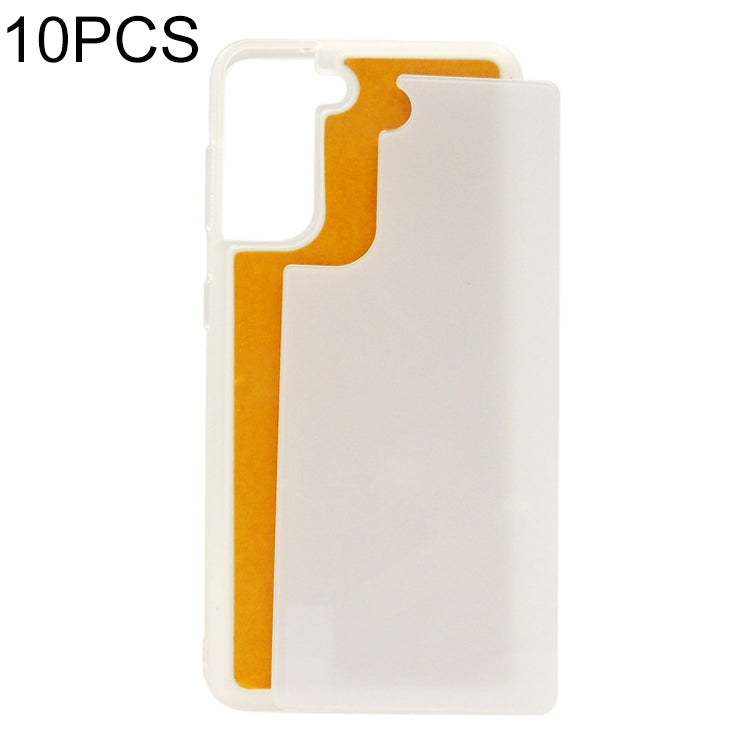 For Samsung Galaxy S21+ 5G 10pcs Thermal Transfer Glass Phone Case