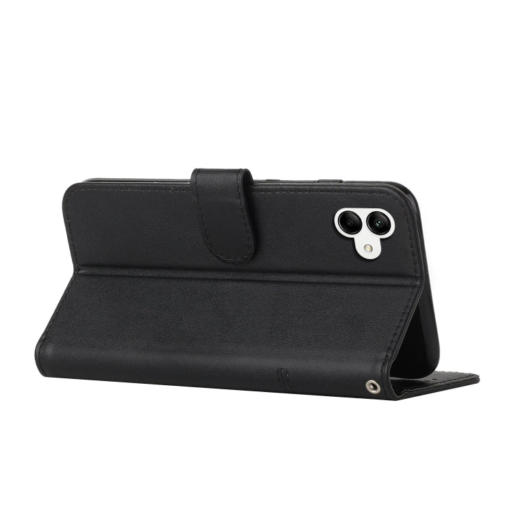For Samsung Galaxy A04e Stitching Calf Texture Buckle Leather Phone Case