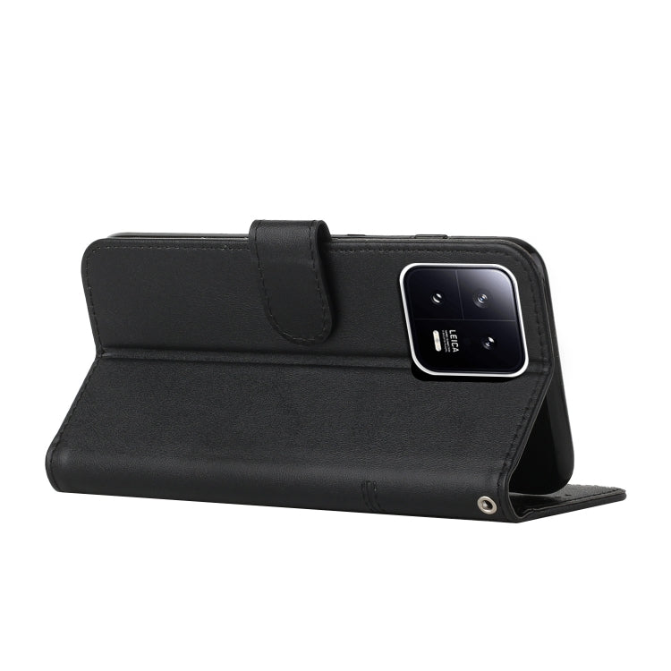For Xiaomi 13 Pro Stitching Calf Texture Buckle Leather Phone Case