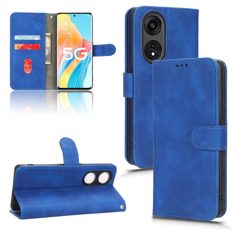 For OPPO A1 Pro Skin Feel Magnetic Flip Leather Phone Case