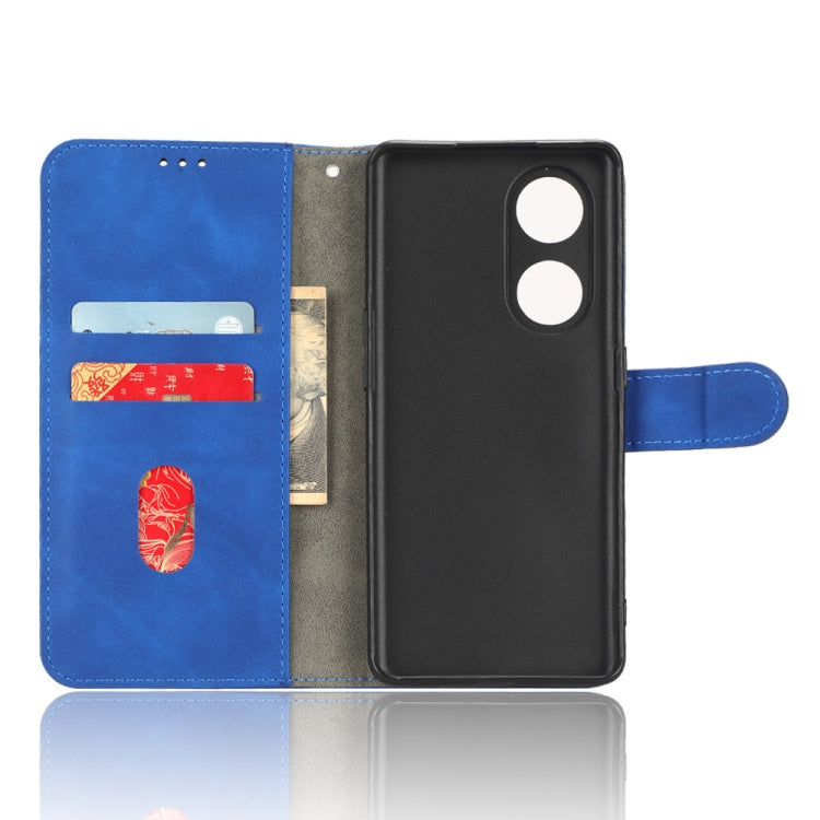For OPPO A1 Pro Skin Feel Magnetic Flip Leather Phone Case