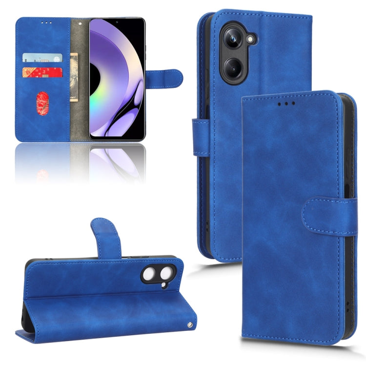 For Realme 10 Pro Skin Feel Magnetic Flip Leather Phone Case