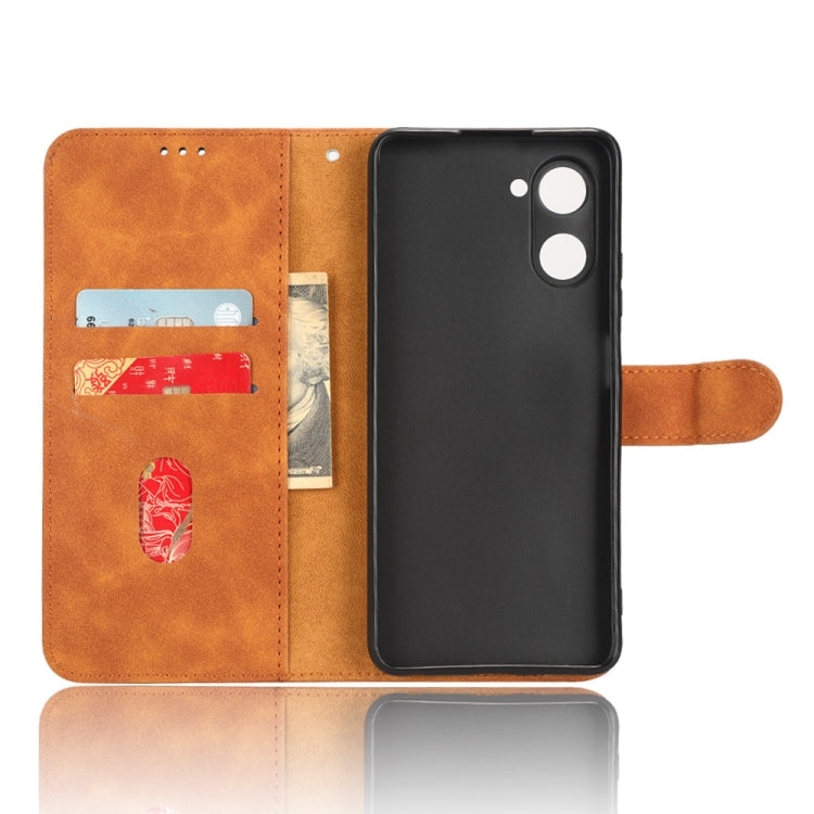 For Realme 10 Pro Skin Feel Magnetic Flip Leather Phone Case