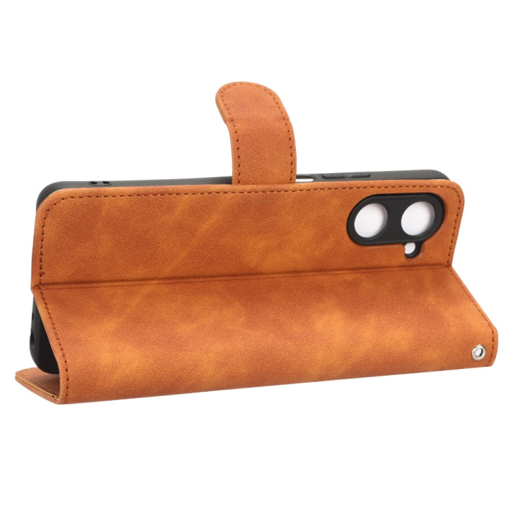 For Realme 10 Pro Skin Feel Magnetic Flip Leather Phone Case