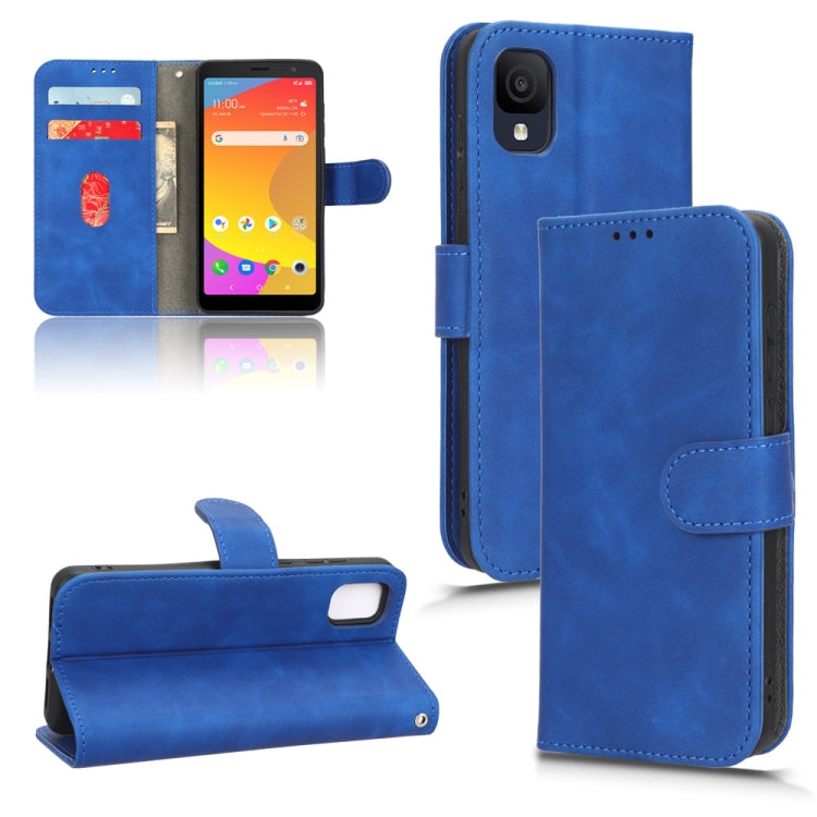 For TCL ION Z Skin Feel Magnetic Flip Leather Phone Case