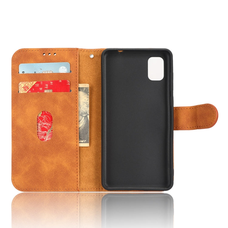 For TCL ION Z Skin Feel Magnetic Flip Leather Phone Case